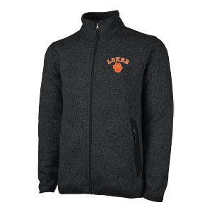 CHARLES RIVER MENS HEATHERED FULL ZIP