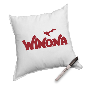 AUTOGRAPH PILLOW WITH LOGO