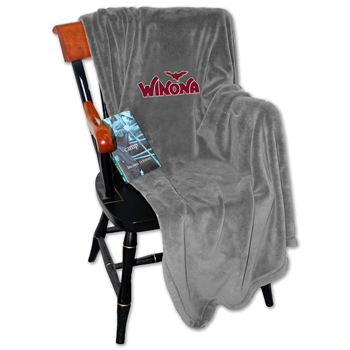 WINONA CUSTOM PLUSH FLEECE  BLANKET WITH CAMPER NAME