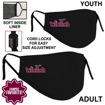ADJUSTABLE DRI FIT FACE MASK
