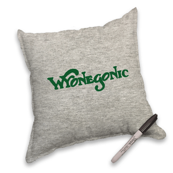 AUTOGRAPH PILLOW WITH LOGO