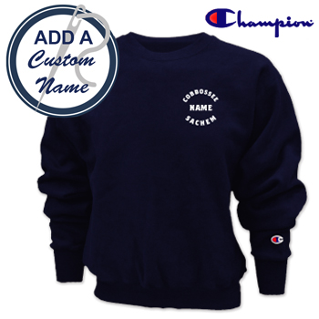 COBBOSSEE ALUM - CROSS-WEAVE CREW SWEATSHIRT W/ CUSTOM NAME