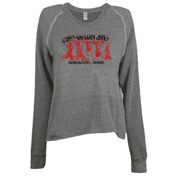 WOMEN'S APPLQIUE MUSHY CREW - CANOE LOGO
