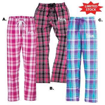 FLANNEL JAMM PANTS WITH LOGO - LIMITED STOCK COLORS