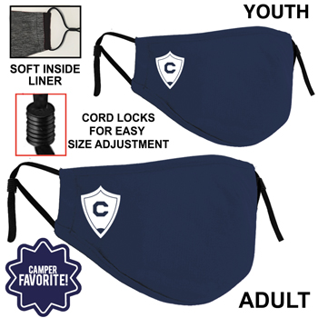 ADJUSTABLE DRI FIT FACE MASK