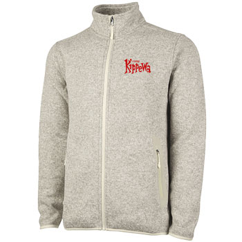 MEN'S HEATHERED FLEECE JACKET