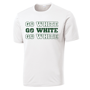 GO WHITE TEAM TEE