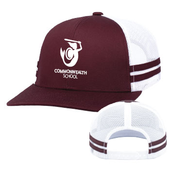 LOW PROFILE STRIPE TRUCKER CAP