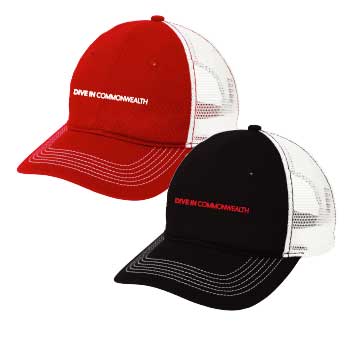 TRUCKER HAT W/ MESH BACKING - DIVE IN