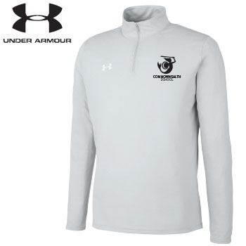 UNDER ARMOUR MENS TEAM TECH QUARTER ZIP