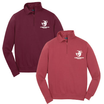 SPORT TEK QUARTER ZIP SWEATSHIRT