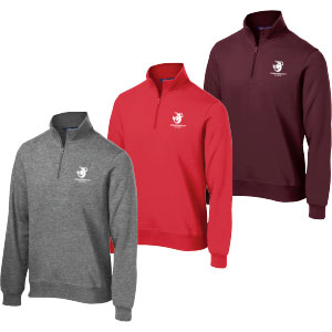 SPORT TEK QUARTER ZIP SWEATSHIRT