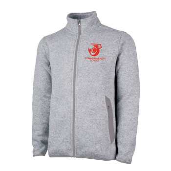 MEN'S HEATHERED FLEECE JACKET