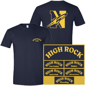 SOFTSTYLE TEE - HIGH ROCK ATHLETICS