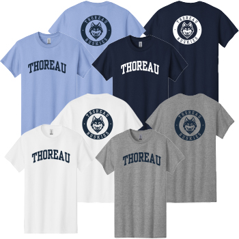 HEAVY COTTON SHORT SLEEVE T-SHIRT (w/ BACK HUSKIES LOGO)