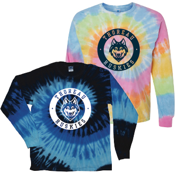TIE DYE LONGSLEEVE - THOREAU HUSKIES