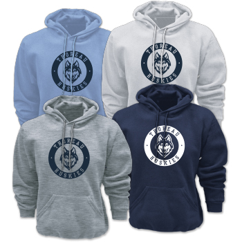 HOODED SWEATSHIRT - THOREAU HUSKIES