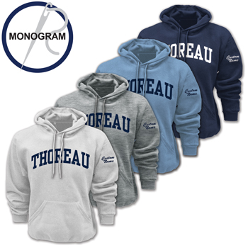 HOODED SWEATSHIRT WITH MONOGRAM