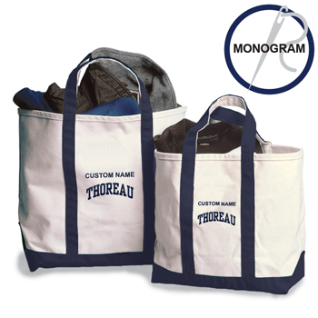 CANVAS TOTE BAG - MONOGRAMMABLE