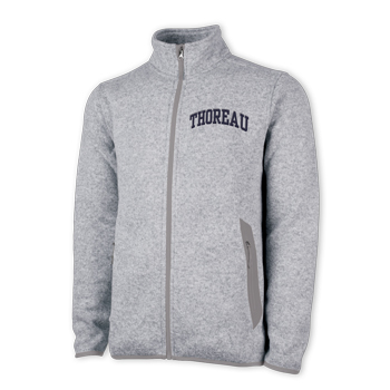 MEN'S HEATHERED FLEECE JACKET
