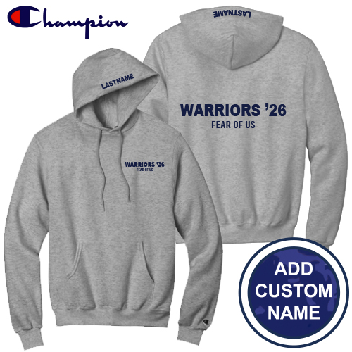 LAKOTA WARRIORS' CHAMPION HOODIE (w/ CUSTOM NAME)