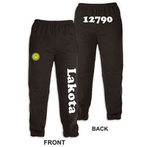 LAKOTA SMILEY ZIPCODE SWEATPANTS