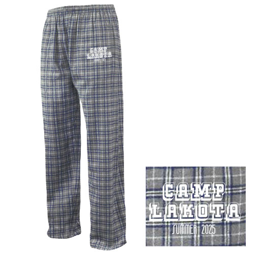 LAKOTA BRAVES, HAWKS, & SCOUTS - FLANNEL JAMM PANTS