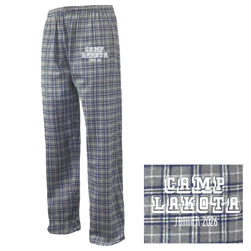 LAKOTA BRAVES, HAWKS, & SCOUTS - FLANNEL JAMM PANTS