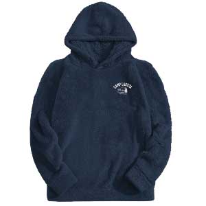 FUZZY BUNK HOODIE w/ LOGO