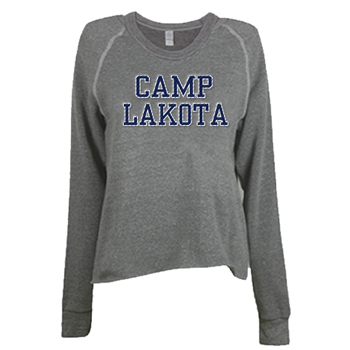 WOMEN'S APPLQUE MUSHY CREW