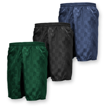 NYLON CHECKER SOCCER SHORTS