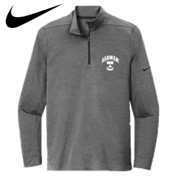 MENS NIKE DRY 1/2-ZIP COVER-UP
