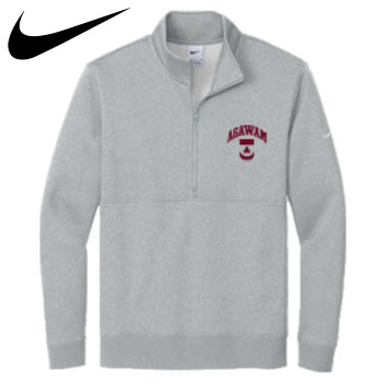 NIKE CLUB MENS FLEECE SLEEVE SWOOSH 1/2-ZIP