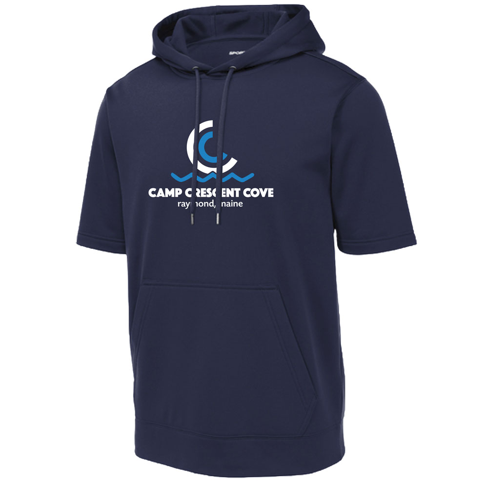 WICKING FLEECE SHORT SLEEVE HOODIE
