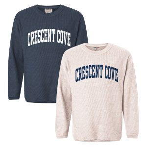 CORDED CREWNECK PULLOVER