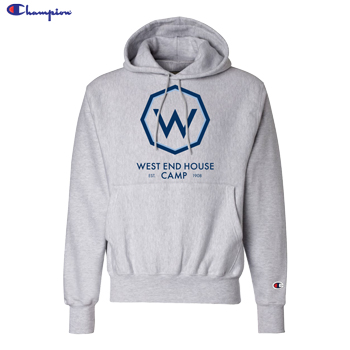 CHAMPION - CROSS WEAVE HOODED SWEATSHIRT