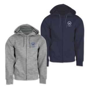 HOODED ZIP SWEATSHIRT