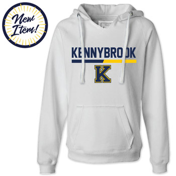 LADIES COLOR BAR V-NECK HOODIE
