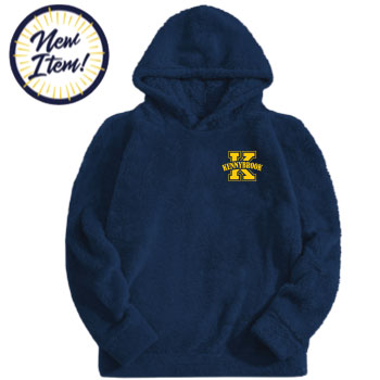 FUZZY BUNK HOODIE w/ LOGO