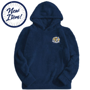 FUZZY BUNK HOODIE w/ LOGO