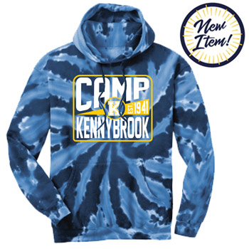 HOODED TIE-DYED SWEATSHIRT