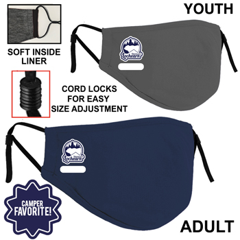ADJUSTABLE DRI FIT FACE MASK