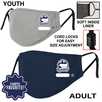 ADJUSTABLE DRI FIT FACE MASK