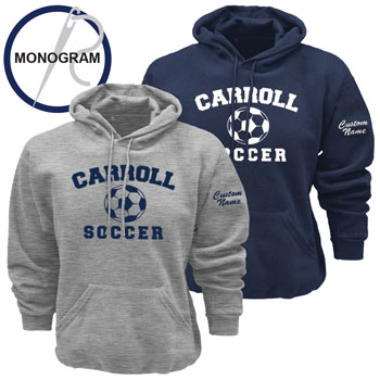 HOODED SWEATSHIRT WITH MONOGRAM  - SOCCER