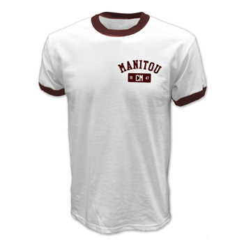 MANITOU ALUMNI COTTON RINGER TEE