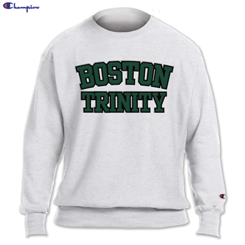 CHAMPION REVERSE WEAVE CREW <br> (W/ SEWN ON LETTERS)