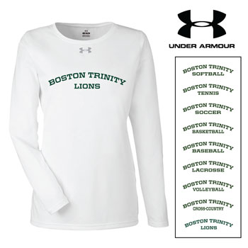 WOMEN'S UNDER ARMOUR LONG SLEEVE TEE - BTA ATHLETICS