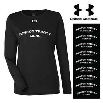 WOMEN'S UNDER ARMOUR LONG SLEEVE TEE - BTA ATHLETICS
