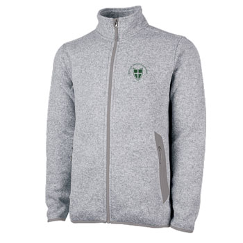MEN'S HEATHERED FLEECE JACKET