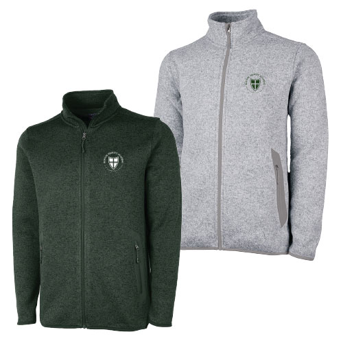 MEN'S HEATHERED FLEECE JACKET